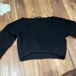 Black Long Sleeve Top
